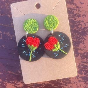 Polymer clay earrings